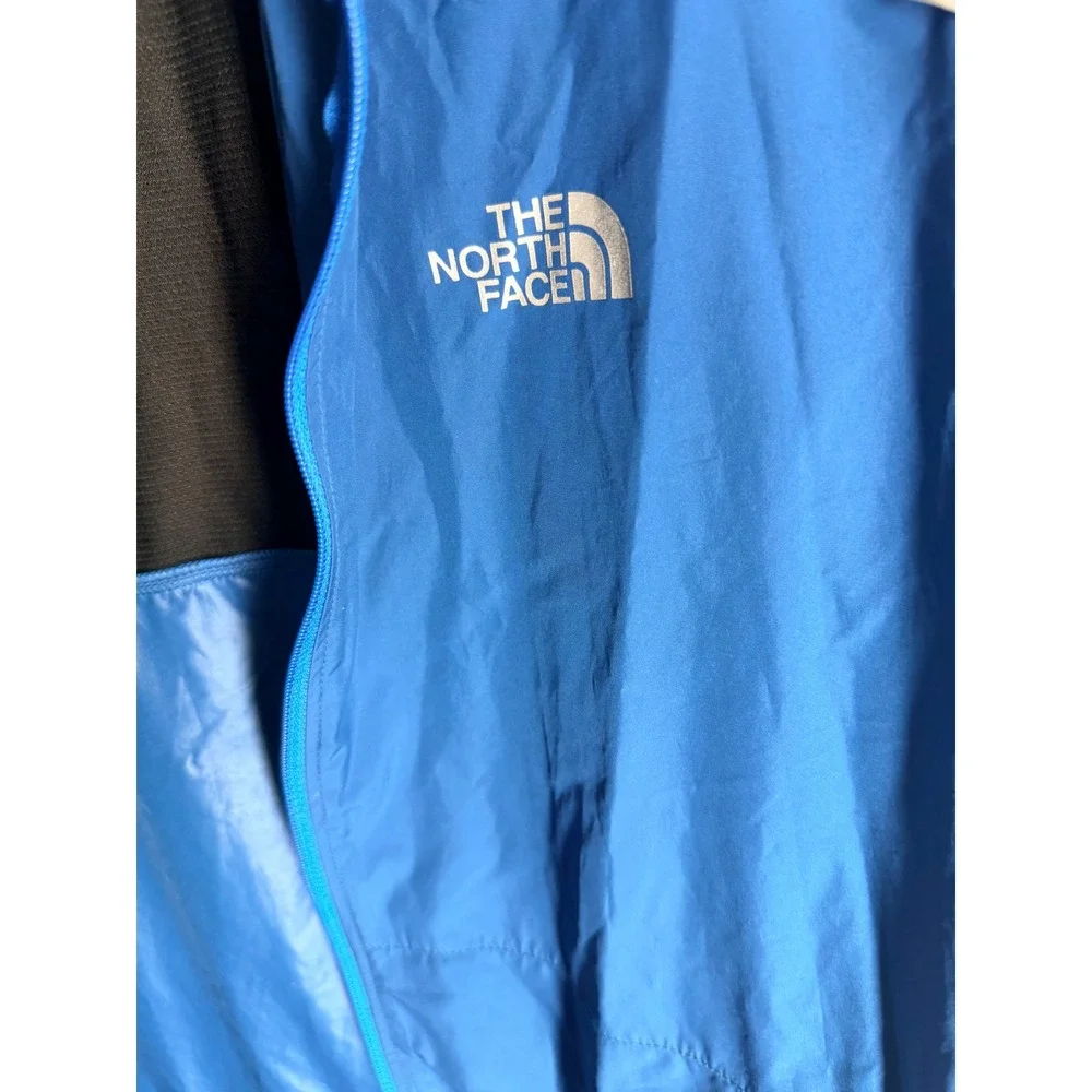 The North Face Flight Series Mens Blue Windbreaker Running Jacket Small